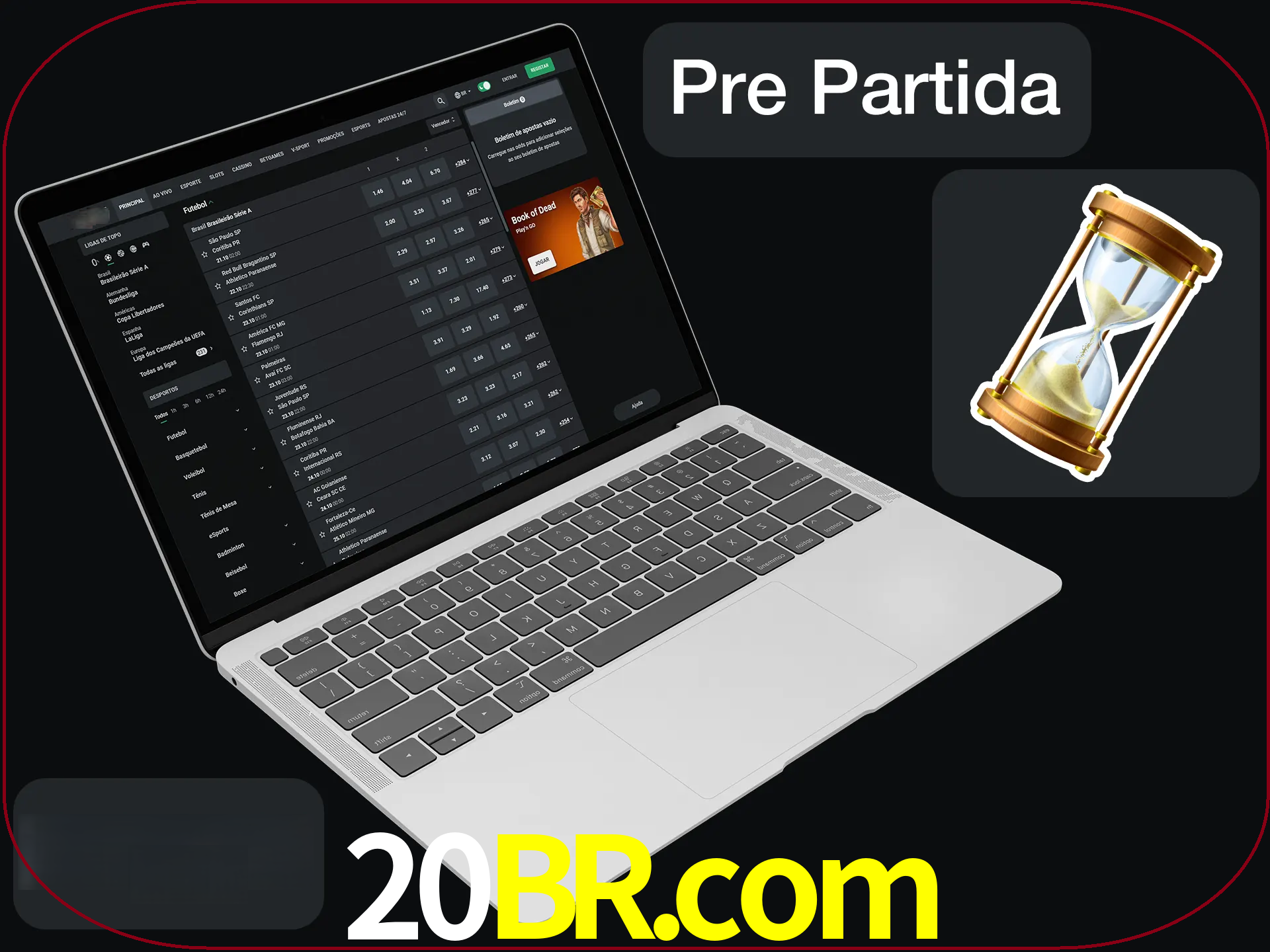 Fazer apostas em partidas futuras.